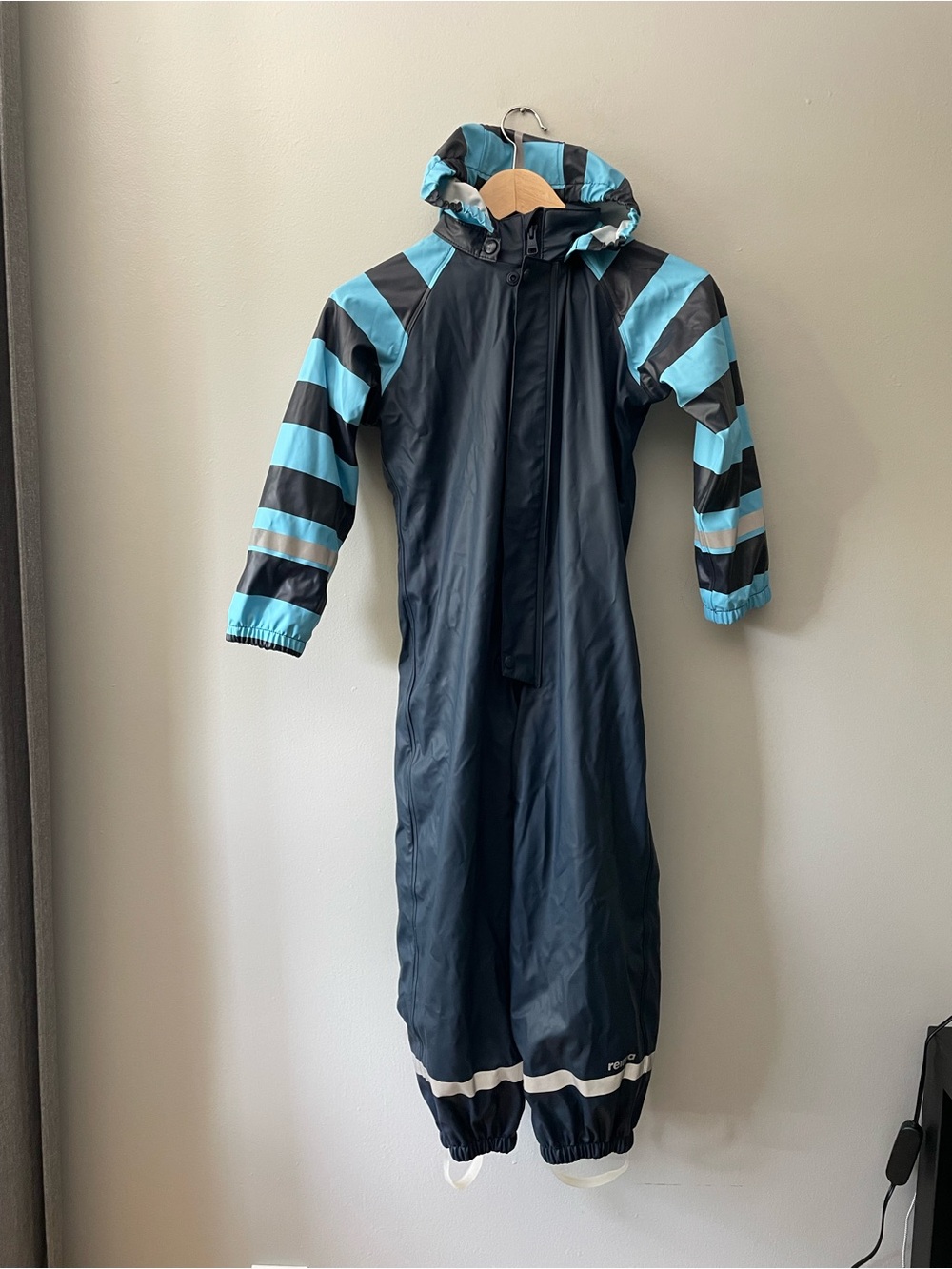 Reima Roiske Rain Coveralls / Suit - size 116cm - boys marine blue